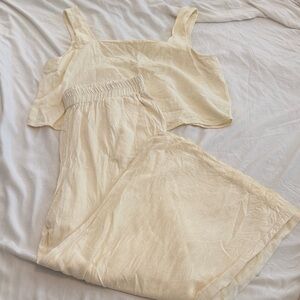 Cream Women's Lounge Set